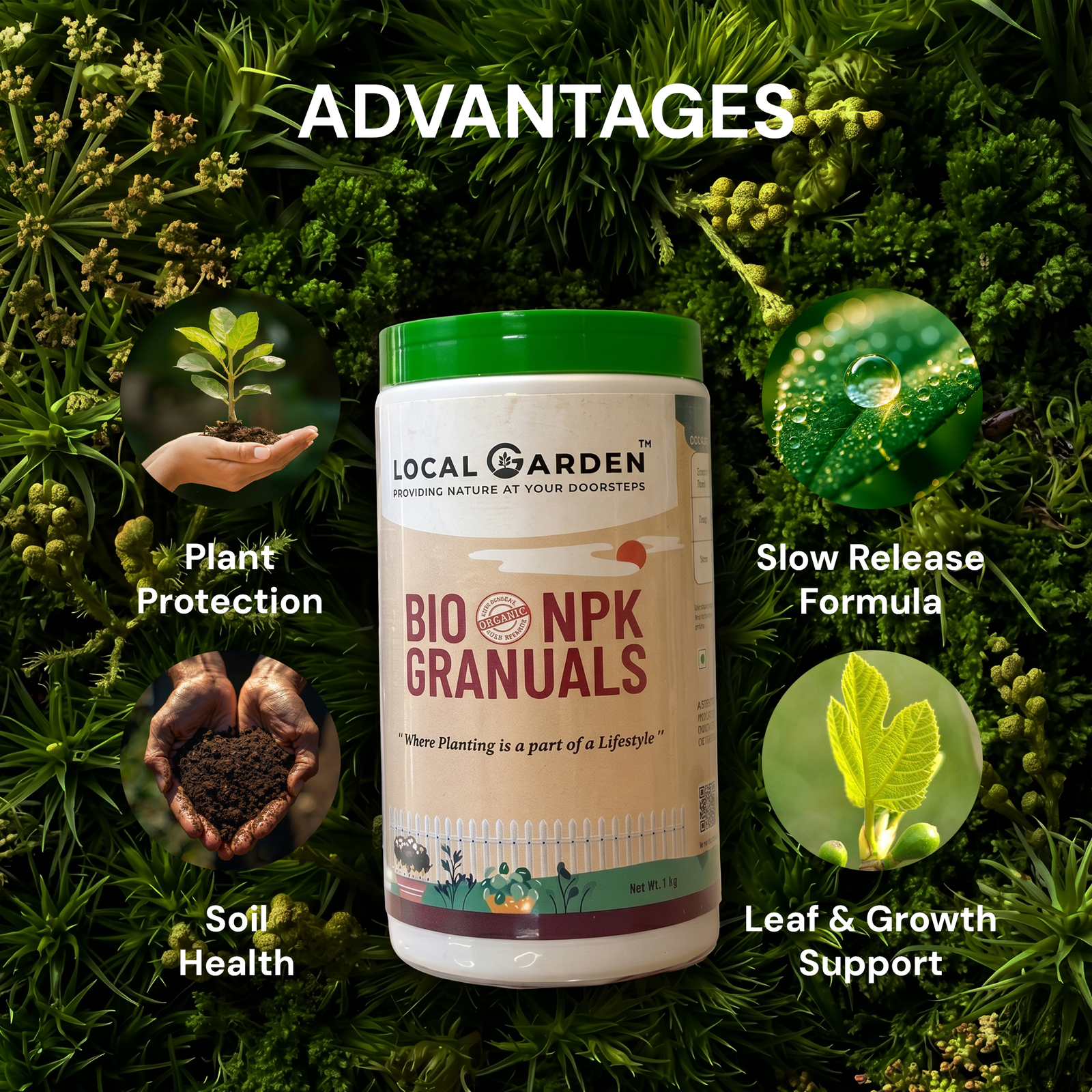 Bio NPK granules result image two